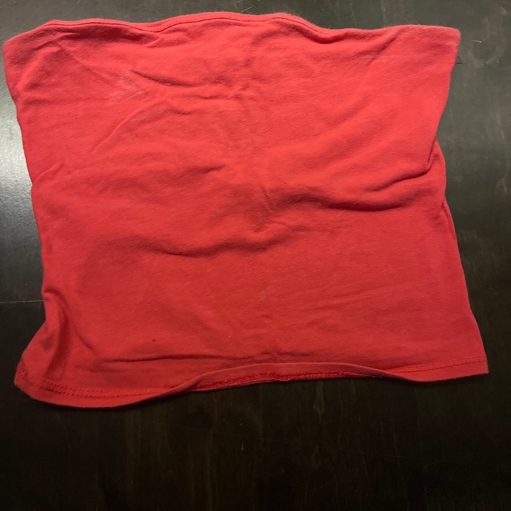 Red Full Tilt Tube Top